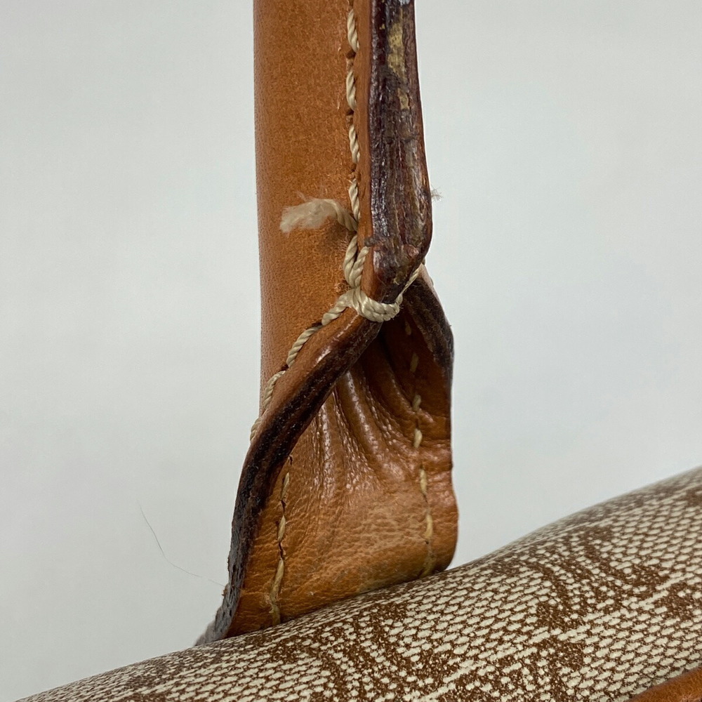 Celine Macadam Pattern Mini Canvas Handbag Beige … - image 5